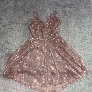 Pink/nudish sequin dress